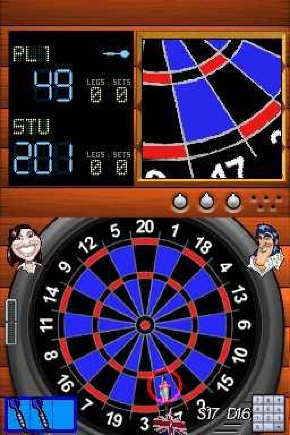 Screenshot ze hry Touch Darts - Recenze-her.cz