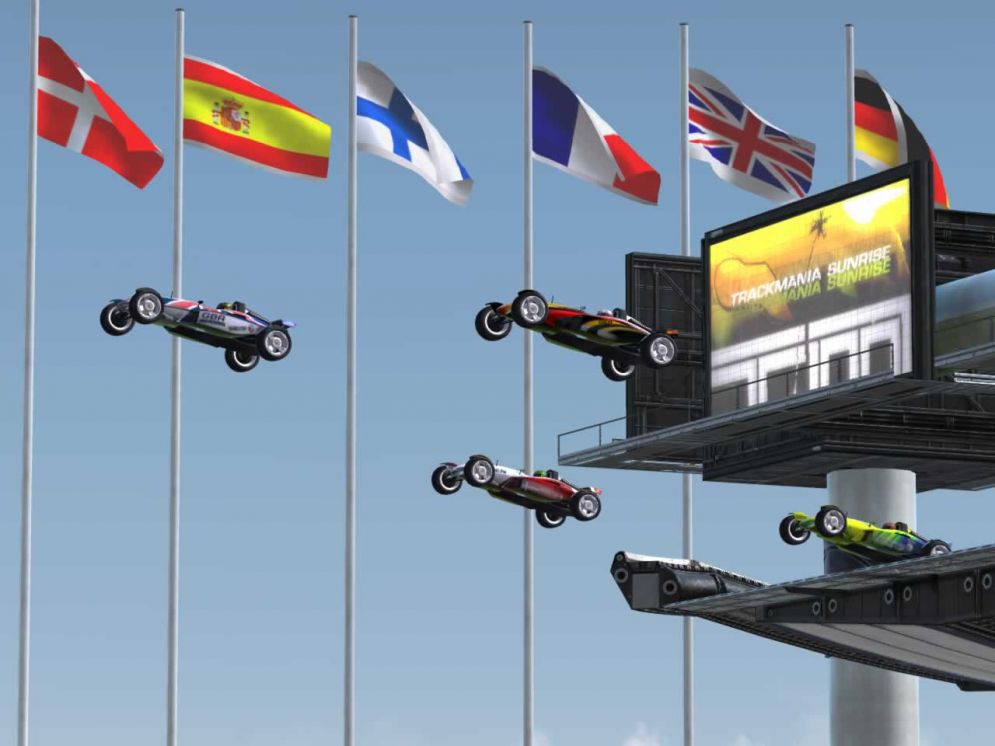 Screenshot ze hry TrackMania Nations - Recenze-her.cz