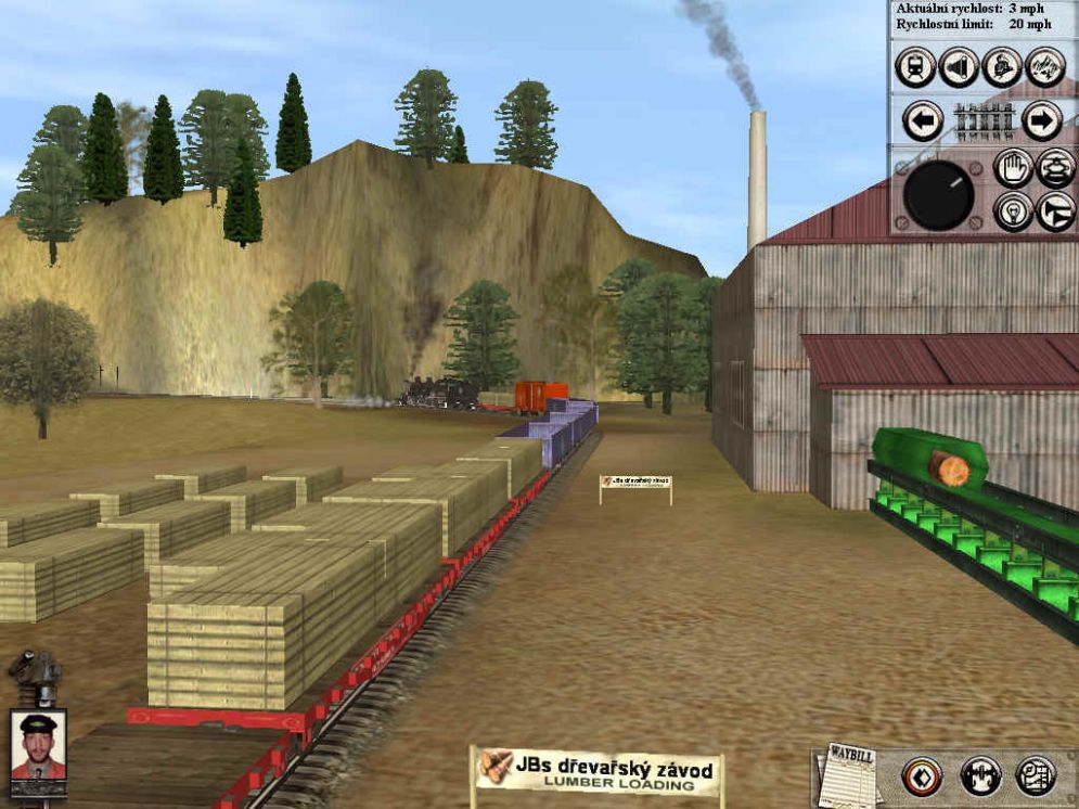 Screenshot ze hry Trainz Railroad Simulator 2004 - Recenze-her.cz