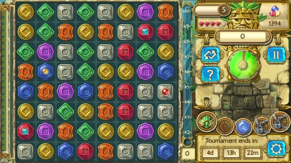 Screenshot ze hry Treasures of Montezuma Blitz - Recenze-her.cz