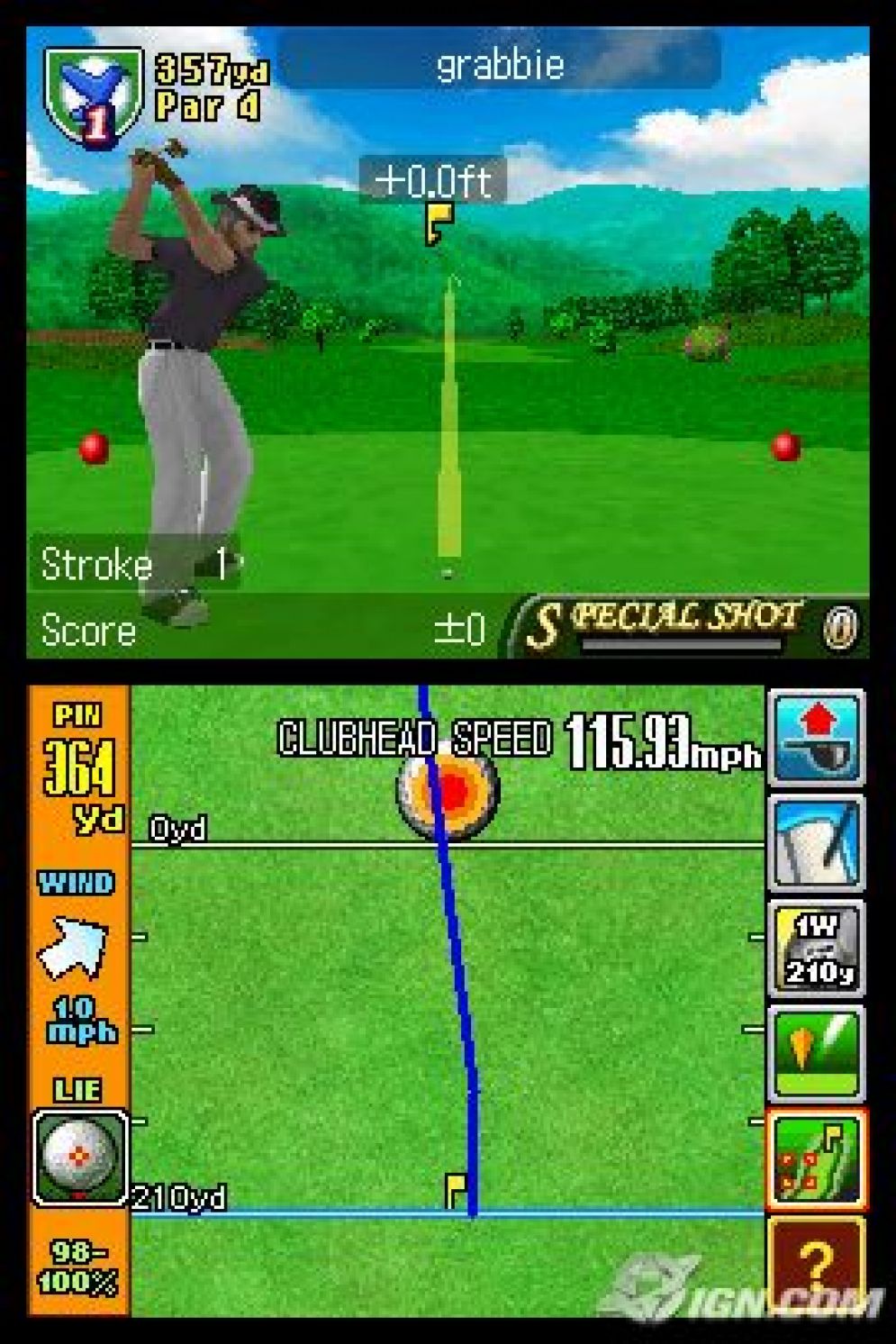 Screenshot ze hry True Swing Golf - Recenze-her.cz