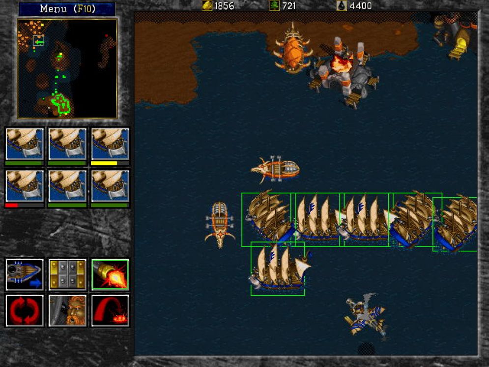 Screenshot ze hry Warcraft 2: Tides of Darkness - Recenze-her.cz