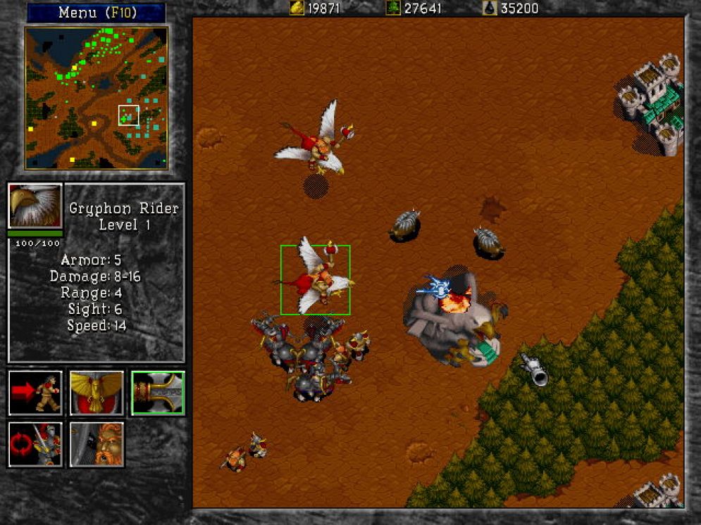 Screenshot ze hry Warcraft 2: Tides of Darkness - Recenze-her.cz