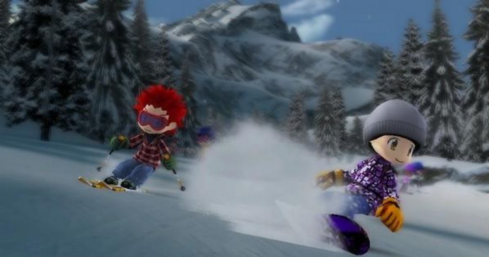 Screenshot ze hry We Ski and Snowboard - Recenze-her.cz