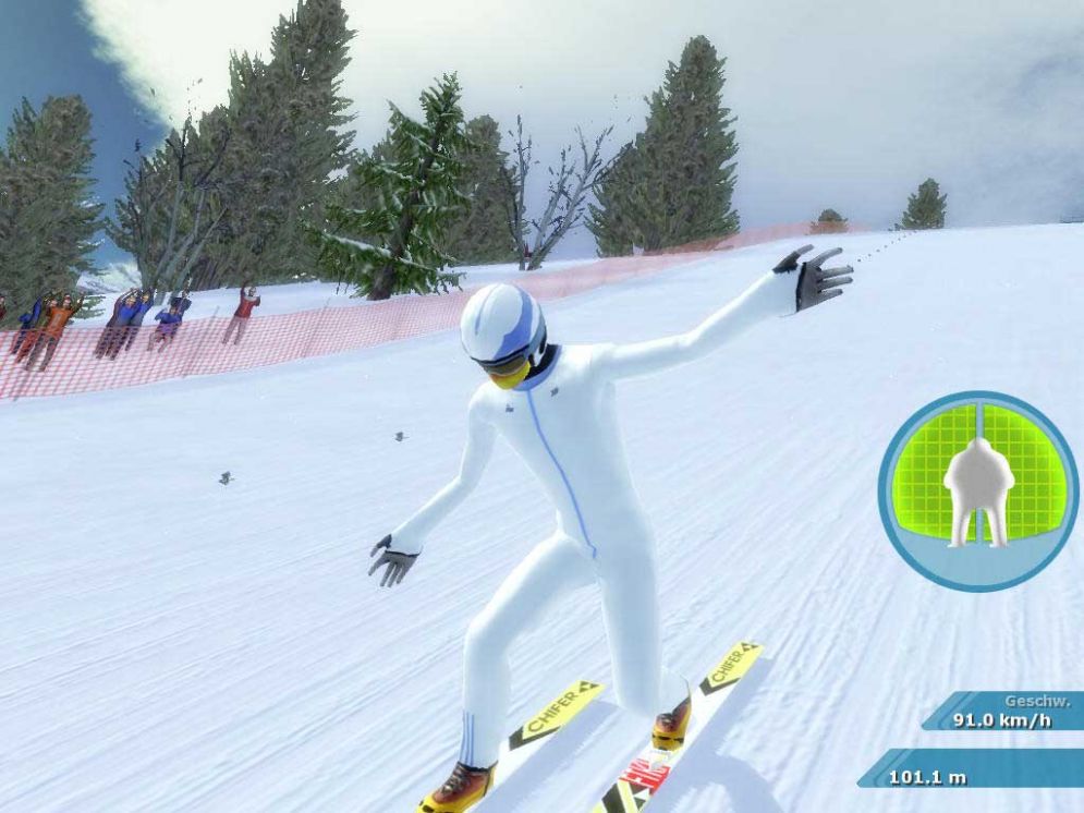 Screenshot ze hry WinterSport Pro 2006 - Recenze-her.cz