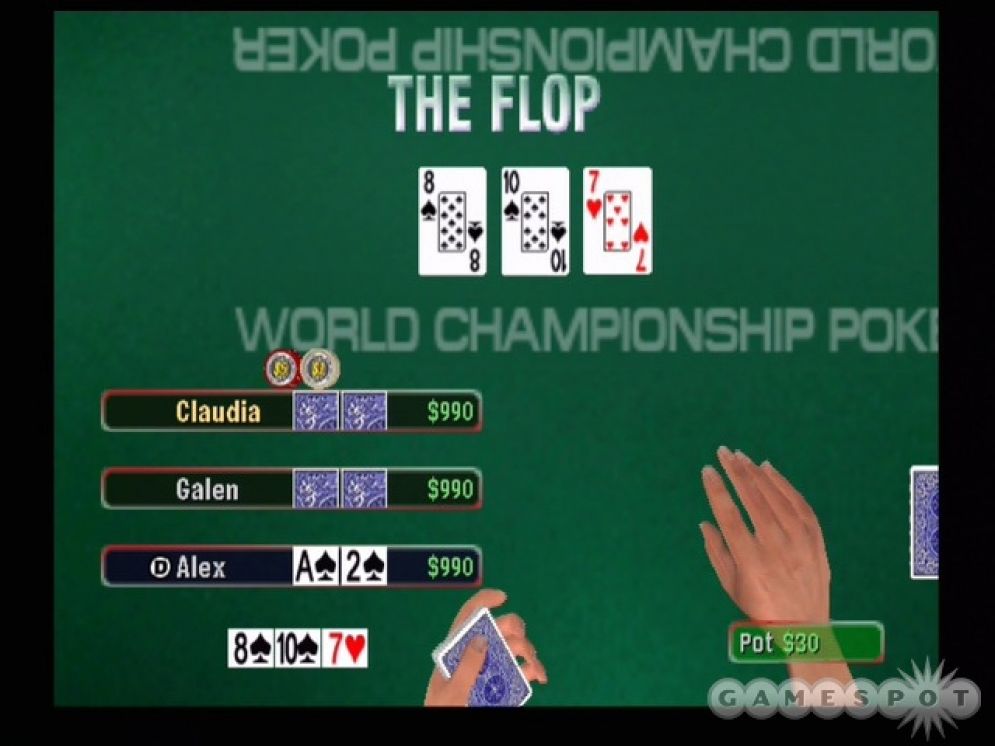 Screenshot ze hry World Championship Poker - Recenze-her.cz