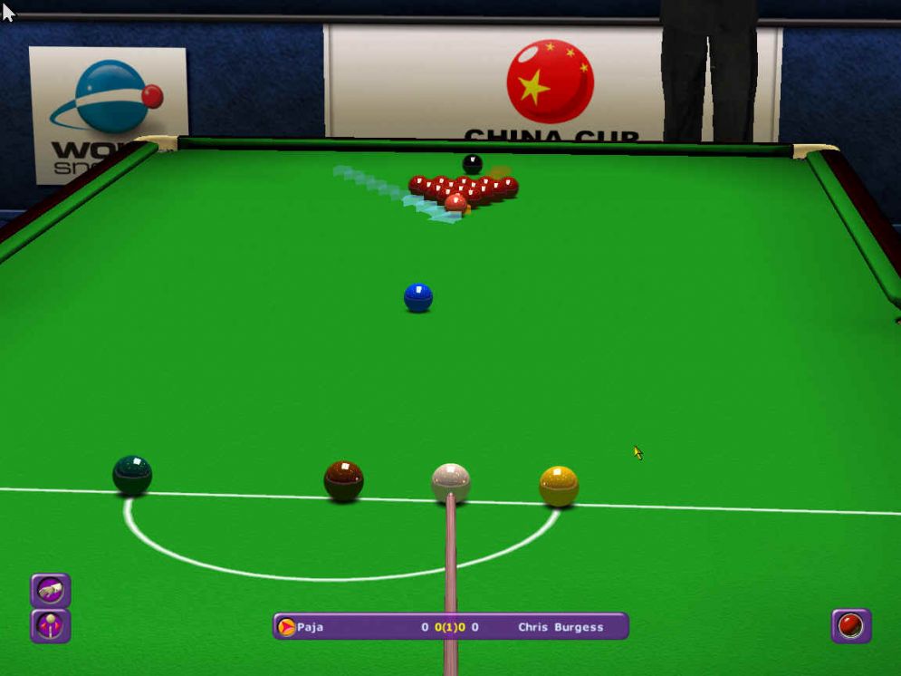 Screenshot ze hry World Championship Snooker 2003 - Recenze-her.cz