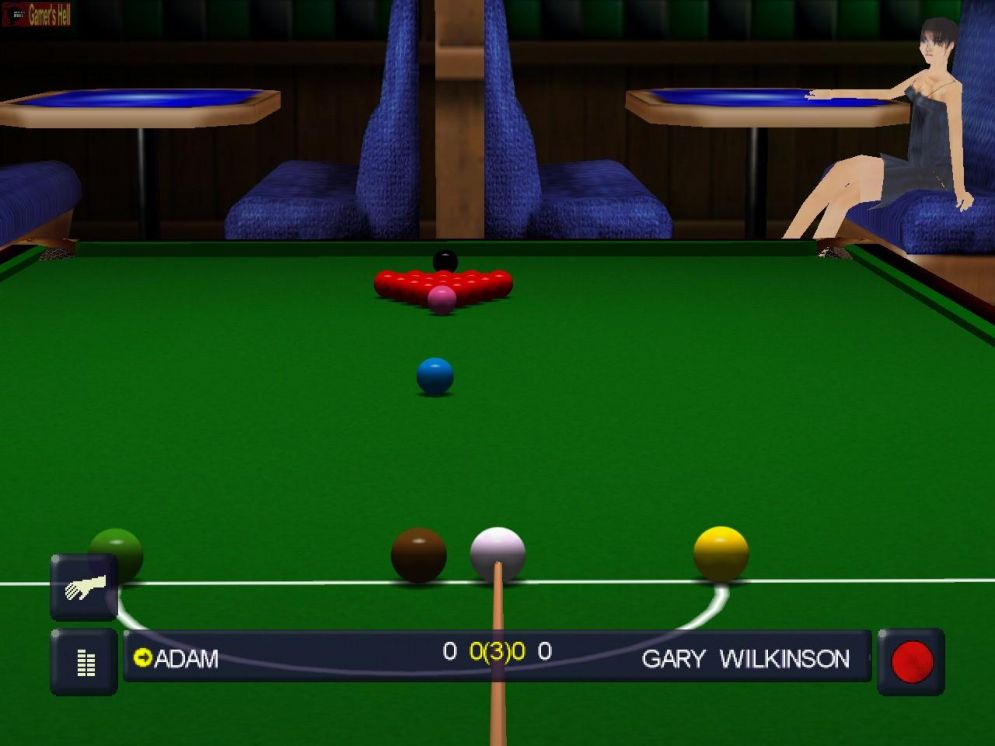 Screenshot ze hry World Championship Snooker - Recenze-her.cz