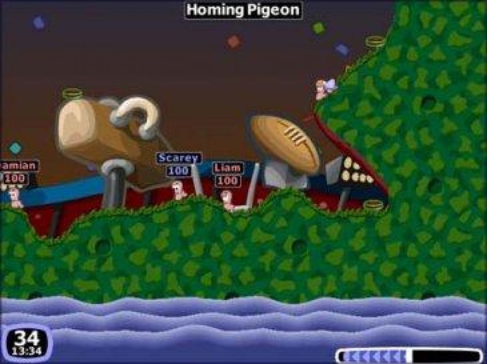 Screenshot ze hry Worms 2 - Recenze-her.cz