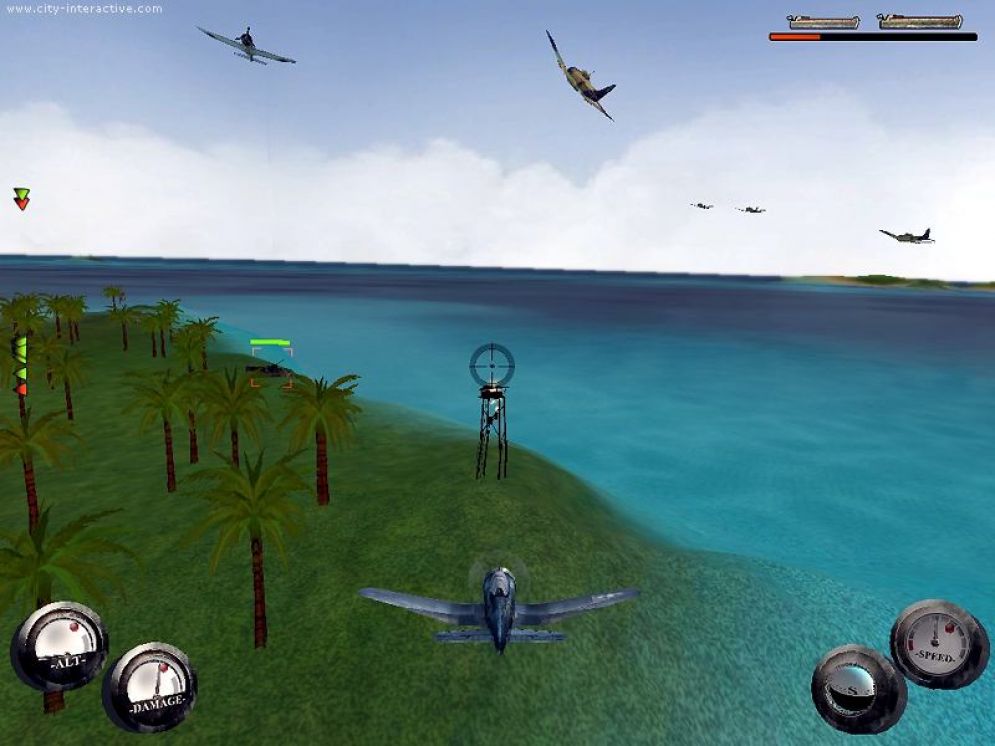 Screenshot ze hry WWII Fighter Pilot - Recenze-her.cz