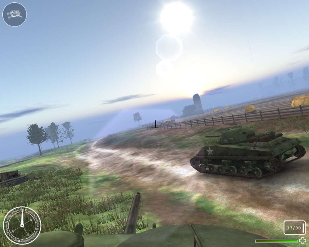 Screenshot ze hry WWII Tank Commander - Recenze-her.cz