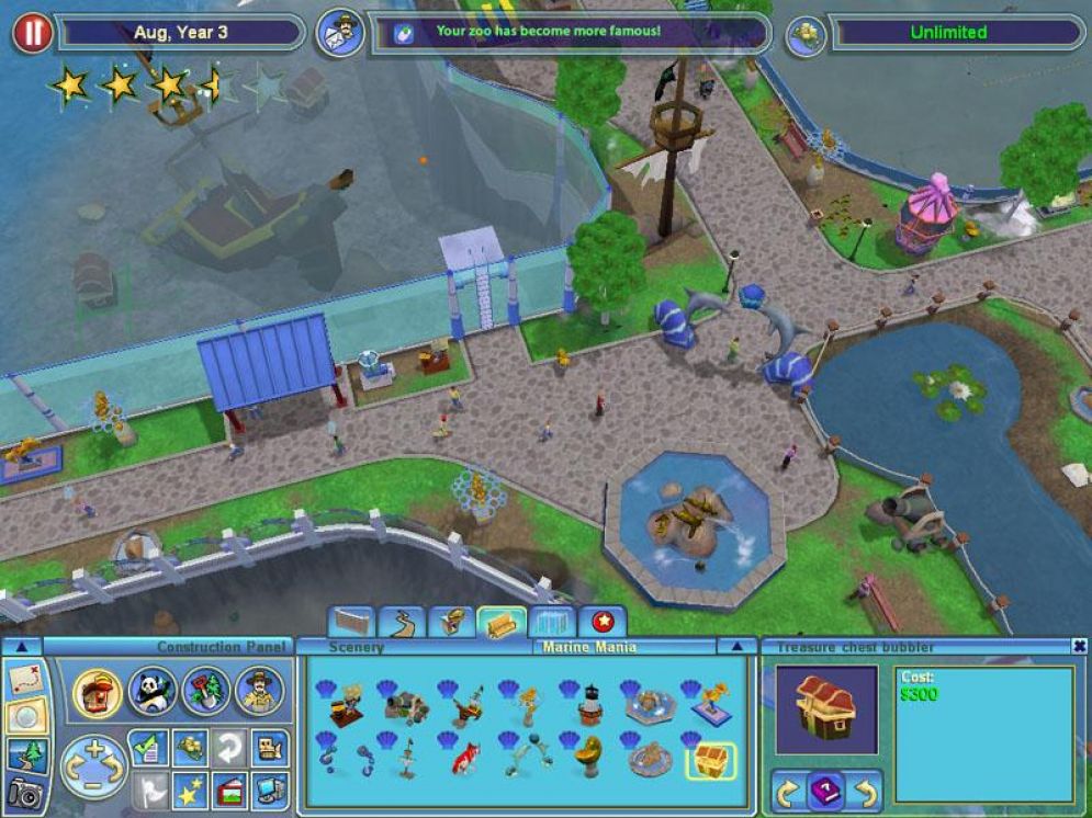 Screenshot ze hry Zoo Tycoon 2: Marine Mania - Recenze-her.cz